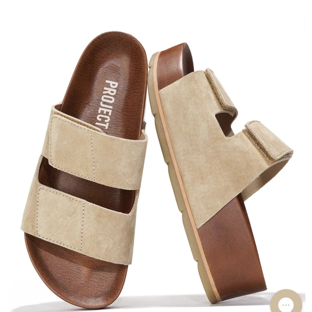 PROJECT CLOUD Platform Slide Sandals NWT - image 1